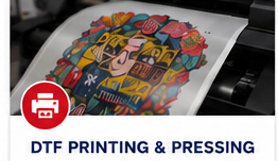 DTF printing and pressing
